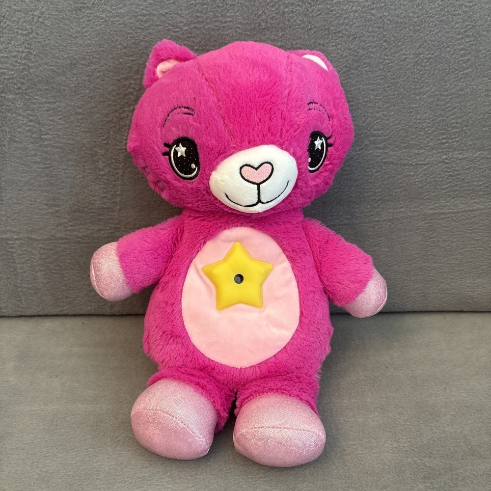 Star Belly Dream Lites Plush Pink Pretty Kitty Stuffed Animal‎ Night Light Great